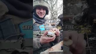 Soldiers eating on the RussianUkrainian battlefield🪖 militaryshorts army solider [upl. by Kcod545]