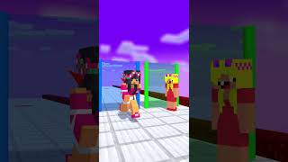 Love Run Aphmau And Noob Girls  Imagine Dragon minecraftanimation fypシ゚ minecraftshorts [upl. by Favata303]