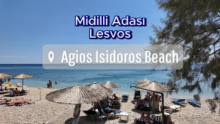 Midilli  Lesvos  Agios Isidoros Beach [upl. by Maurita406]