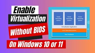 How to Enable VT Virtualization Technology Without BIOS On Windows 10 or 11 [upl. by Dixon928]