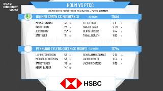 Holmer Green CC Midweek XI v Penn and Tylers Green CC Midweek XI [upl. by Aneeuqal]