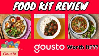 Reviewing a GOUSTO Meal Kit Box in the UK [upl. by Myron]