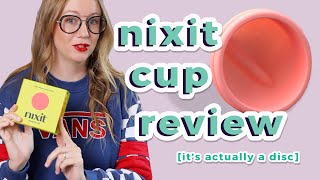 nixit Cup Review  Its Actually a Reusable Disc [upl. by Larred]