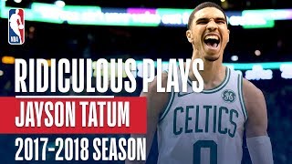 Jayson Tatums RIDICULOUS Rookie Plays of the 20172018 NBA Season [upl. by Mok]