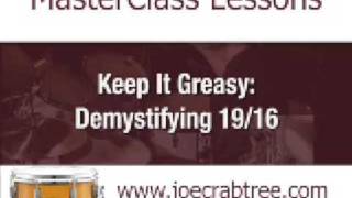 Drum Lesson  Keep It Greasy Demystifying odd time signatures Lesson 10 from joecrabtreecom [upl. by Netsrak]