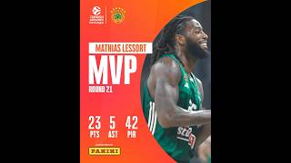 Mathias Lessort MVP Round 21 [upl. by Sigler561]