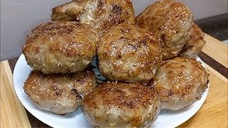 Вкусные СОЧНЫЕ ДОМАШНИЕ КОТЛЕТЫ из мясного фарша Любимый рецепт [upl. by Vergos]