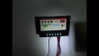 Single Solar Panel Part 2 Setting up a 10amp Charge Controller [upl. by Herra795]