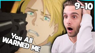 How Could They Do This To Shorter  Banana Fish Episode 9 and 10 Blind Reaction [upl. by Starbuck]