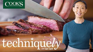 The Best Way To Cook Steak  Techniquely with Lan Lam [upl. by Eatnuahs203]