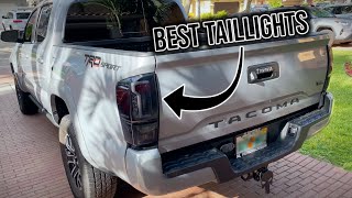 THE BEST TAILLIGHTS  20162021 Toyota Tacoma Taillights  Super Easy Install [upl. by Ynots618]