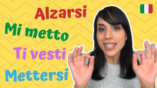 How to conjugate REFLEXIVE VERBS TUTORIAL Italian Reflexive Verb Conjugation [upl. by Gasparo]