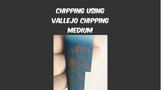 Modelling tips 5 Vallejo chipping medium [upl. by Arahc786]