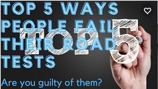 Top 5 ways people fail their road testsare you guilty of them  Class 7 amp 5  SenSen DS [upl. by Ardnola]