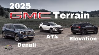 2025 GMC Terrain  Elevation Denali and the new AT4 [upl. by Quill51]