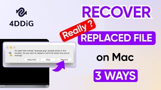 3 Ways  Mac File Gets Replaced😫Recover Replaced File On MacMacbook  Time Machine [upl. by Nywra728]