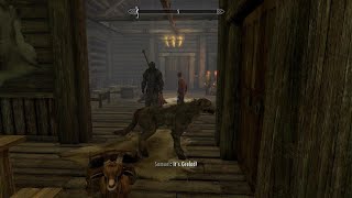 I told my follower to kill Grelod the quotKindquot Skyrim [upl. by Oirramed396]