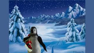 Silvester und Neujahr Glückwunschkarte mit Pinguin [upl. by Binny]