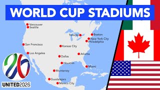 FIFA World Cup 2026 Stadiums [upl. by Inal]