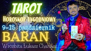 BARAN  Horoskop tygodniowy 9 15 październik 2023 r Tarotowe czytanie Wróżbita Łukasz Chariasz [upl. by Nywles]