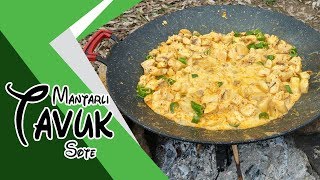 Mantarlı Tavuk Sote  Doğada Yemek [upl. by Grishilda391]