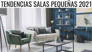 SALAS PEQUEÑAS 2021 ✅ TENDENCIAS de DECORACIÓN que debes saber [upl. by Eboj]