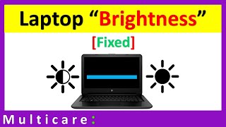 How to increase and decrease screen brightness of laptop from control pannel [upl. by Euqinot]