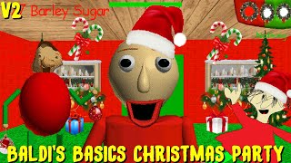 Baldis Basics Christmas Party V2  Baldis Basics Mod [upl. by Anez]