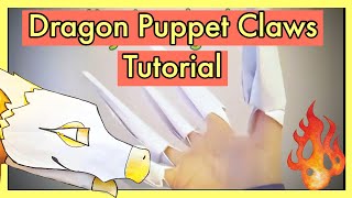 Dragon Puppet CLAWS Tutorial 🔥⭐❤️ dragonpuppet [upl. by Artie]