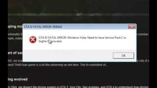 GDPC How to run GTA IV Steam Version on Windows 7 8 Fatal Error play Grand Theft Auto 4 [upl. by Ilka133]