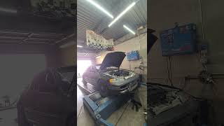 B16a Turbo Crx dynotuning dohc vtec turbo crx ef8 Edenstuning dyno mustangdyno [upl. by Ekal]