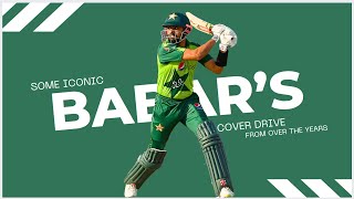 🎥 Watch King 👑 Babar Azams Signature Shots  Collection of Cover Drives of Babar Azam [upl. by Anamor483]