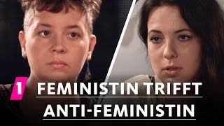 Feministin trifft AntiFeministin  1LIVE Ausgepackt  Folge 5 Feminismus [upl. by Eeniffar]