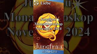 Jungfrau LIEBE ❤️ Horoskop November 2024 [upl. by Alemap174]