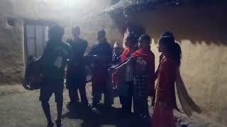 Nepal tharu Dashain traditional culture dance [upl. by Inatsed]