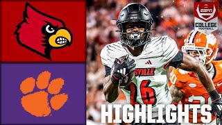 Louisville Cardinals vs Clemson Tigers  Full Game Highlights  ESPN College Football [upl. by Yelloh590]