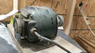 1940s Antique GE General Electric Motor Test Run amp Discussion [upl. by Ater]