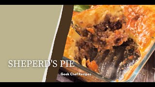 Shepherds Pie using Air Fryer Oven  Geek Chef Recipes [upl. by Thorpe]