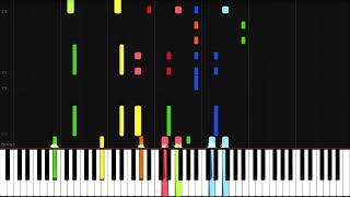 Beethoven  12 Contradances WoO 14 Synthesia [upl. by Acemaj]