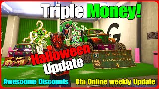 Triple Freakin Money Arena War amp Halloween Update Of DOOOM  Gta 5 Online [upl. by Heringer]