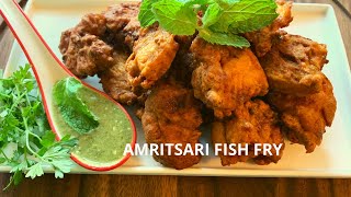 Amritsari Fish Fry Restaurant style Fish Fry Fish Pakoda Fried Fish Eazy Peazy cooking [upl. by Bixby]