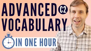 Advanced Vocabulary in 60 Minutes Precise words you need to know [upl. by Enaxor442]