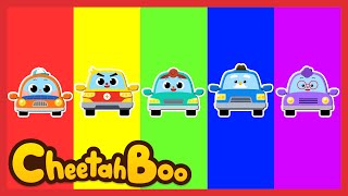 We are the car family❗ Fun car songs  Nursery rhymes  Kids song  Cheetahboo [upl. by Cirded]