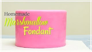 Marshmallow Fondant  Homemade Recipe [upl. by Dimitri601]