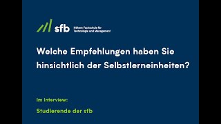 sfb Bildungszentrum Studenteninterviews Selbstlerneinheiten  Teil 4 [upl. by Karb]