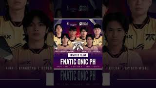 Roster Fnatic ONIC PH di Snapdragon MLBB Season 6 mplindonesia mplids14 mplid weownthis [upl. by Reisfield530]