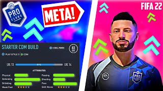 FIFA 22 PRO CLUBS  BEST STARTER META CDM BUILD TO GET MAX SKILL POINTS QUICKLY [upl. by Allyn442]