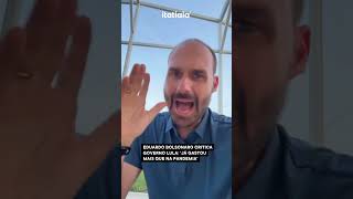 EDUARDO BOLSONARO CRITICA GOVERNO LULA JÁ GASTOU MAIS QUE NA PANDEMIA [upl. by Gavin]