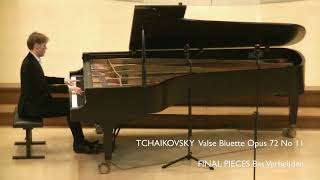 Tchaikovsky Valse Bluette Opus 72 no 11 [upl. by Enelyar]