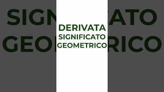 Significato geometrico della derivata  Pillole di matematica analisimatematica [upl. by Sevart]